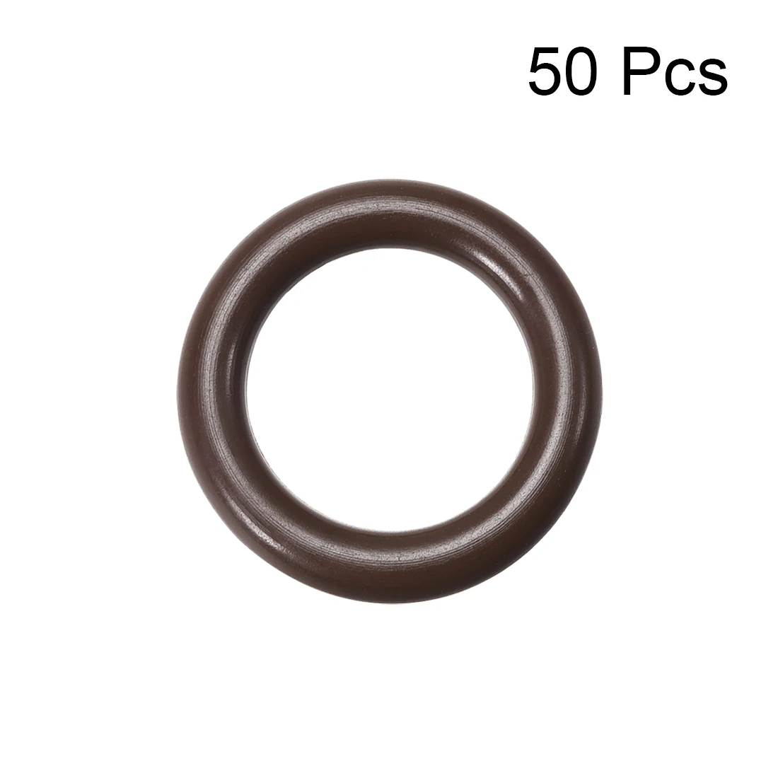 uxcell 50Pcs Fluorine Rubber O Rings Seal Gasket Brown Prevent Leaks in Plumbing Machinery Hydraulic Pneumatic Repairs etc