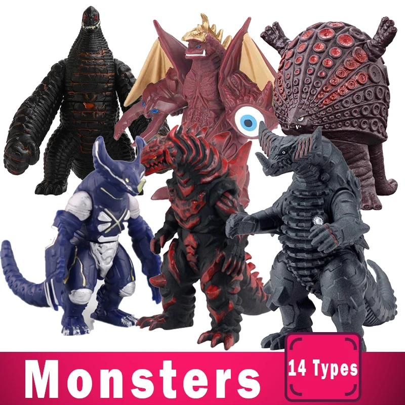 Monsters Soft Joints Action Figures Movable Mini Dolls Model Toys Kids Childrens Boys Speelgoed Anime Cartoon Movie Gifts | Игрушки и