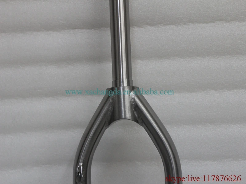 Титановый mtb frok с thru осями dropouts и post mount custom titanium road frok