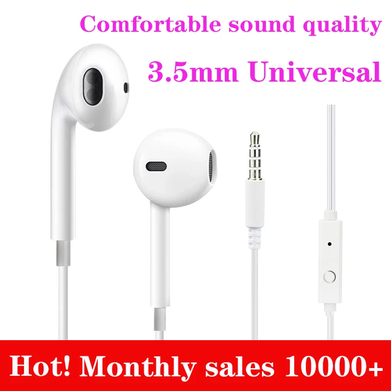 

G9 Universal Ear Hook Wired Earphone 3.5mm For Android Huawei Xiaomi Oppo Mobile Phone