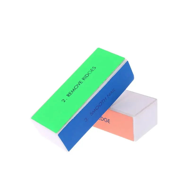 High Quality 5 Pcs Fashion Nail Art Manicure 4 Way Shiner Buffer Buffing Block Sanding File Suitable for professional salon | Красота и