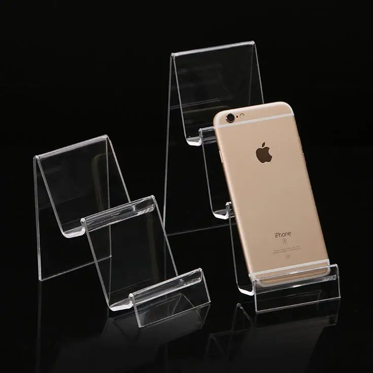 High Level  In Stock Acrylic Transparent Display Shelf Mobile Book Wallet Glasses Rack Multilayers Mobile Phone Shelf Cellphone fashion acrylic transparent display shelf mobile book wallet glasses rack multilayers cellphone jewellery displaymobile phone