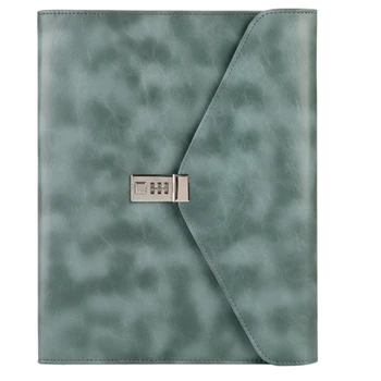 

Binder A4 File Folder with Lock Business Manager Password Briefcase File Cabinet Holder Manager Password Briefcase Bag