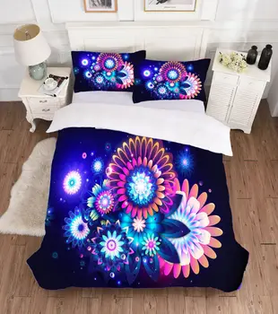 

Fashion New Digital Hd 3D Aesthetic Bohemian European American Style Home Three-Piece Set
