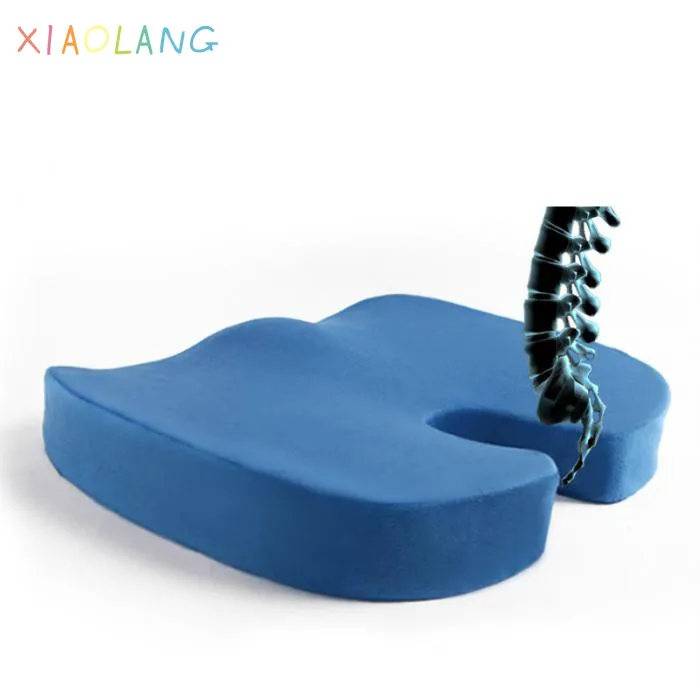 

XIAOLANG Memory Foam Seat Cushion Back Sciatica Coccyx Tailbone Pain Relief Pillow for Office Chair Car