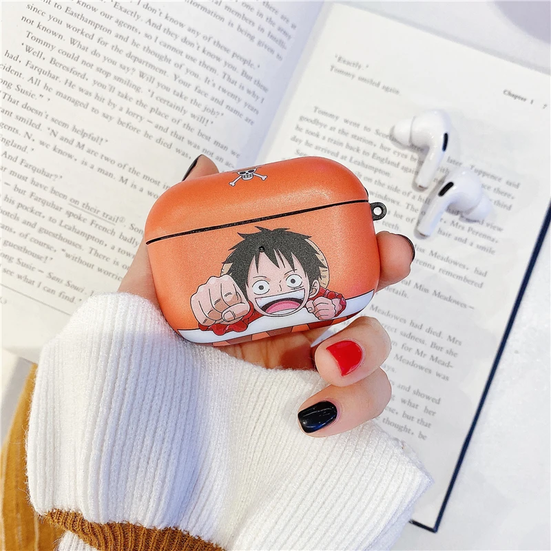 Мультфильм one piece Луффи Зоро ace чехол Bluetooth беспроводной Чехол для гарнитуры для Apple Airpods pro 3 2 модные милые наушники мягкий чехол - Цвет: for Airpods Pro