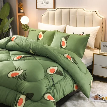 

Luxury Printed Winter Blanket Quilting Comforter Twin/king Size Patchwork Quilt Thick And Warm Quilt Duvet Home/Hotel Bedding
