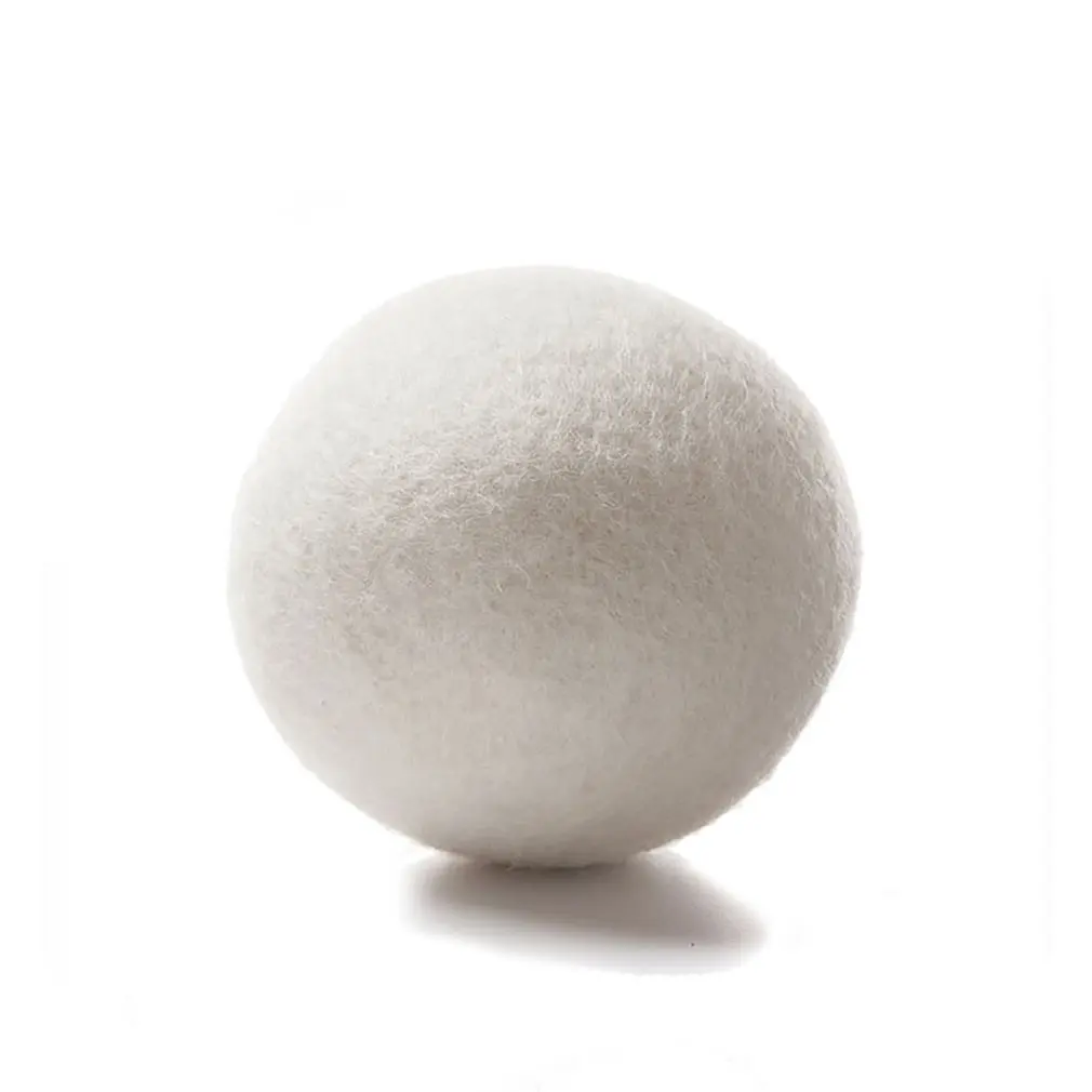 6 шт Прачечная чистый шар многоразовые натуральные органические ткани для белья смягчитель мяч Премиум Органический шарики-сушилки