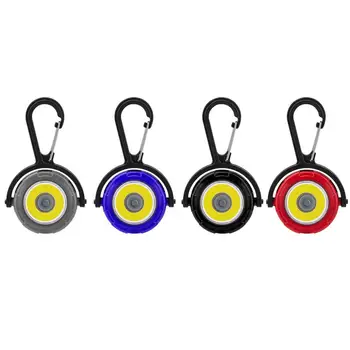 

Mini Keychain Light Camping Flashlight ABS Shell With Button Battery Durable Climbing Emergency Lamp Outdoor Lighting