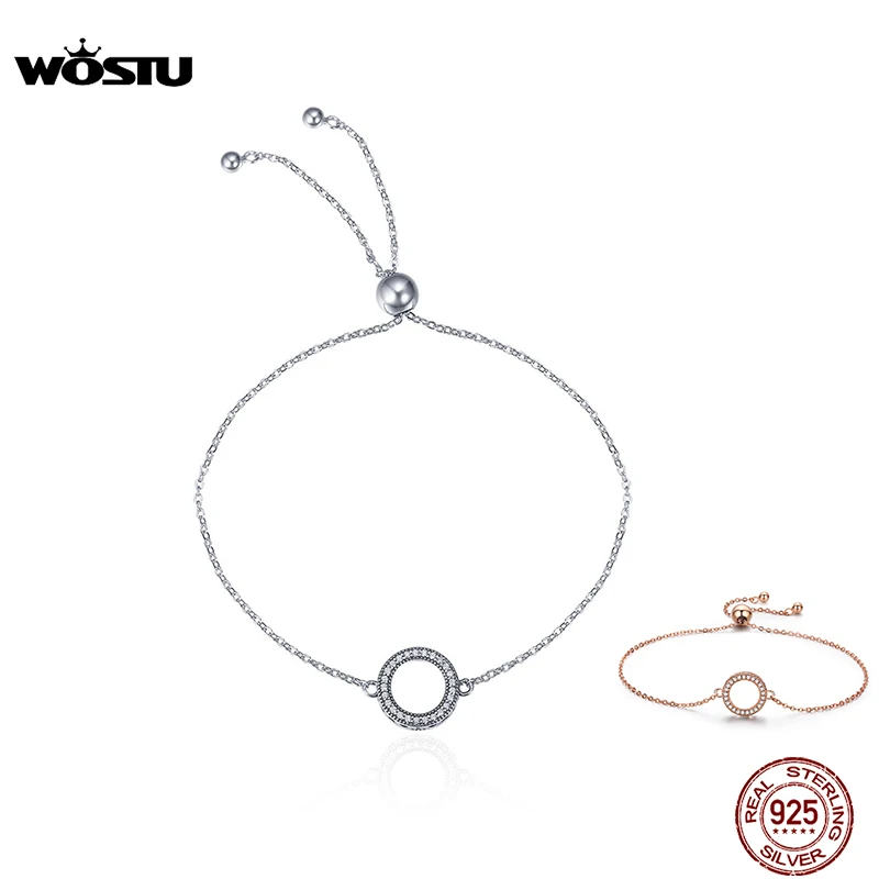 Женский браслет из серебра 925 пробы с круглыми звеньями|bracelets for|strand braceletsbracelets for