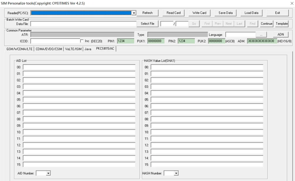 Sim writer software Sim writer software