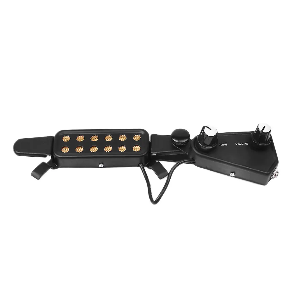 

12 Hole Acoustic Guitar Sound Pickup Magnetic Transducer Volume Controller