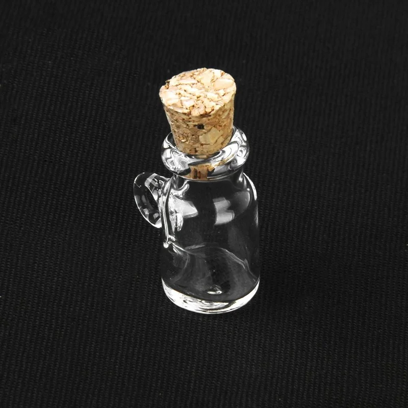 10 шт мини-бутылка Wish чайник стеклянная форма пробковая бутылка