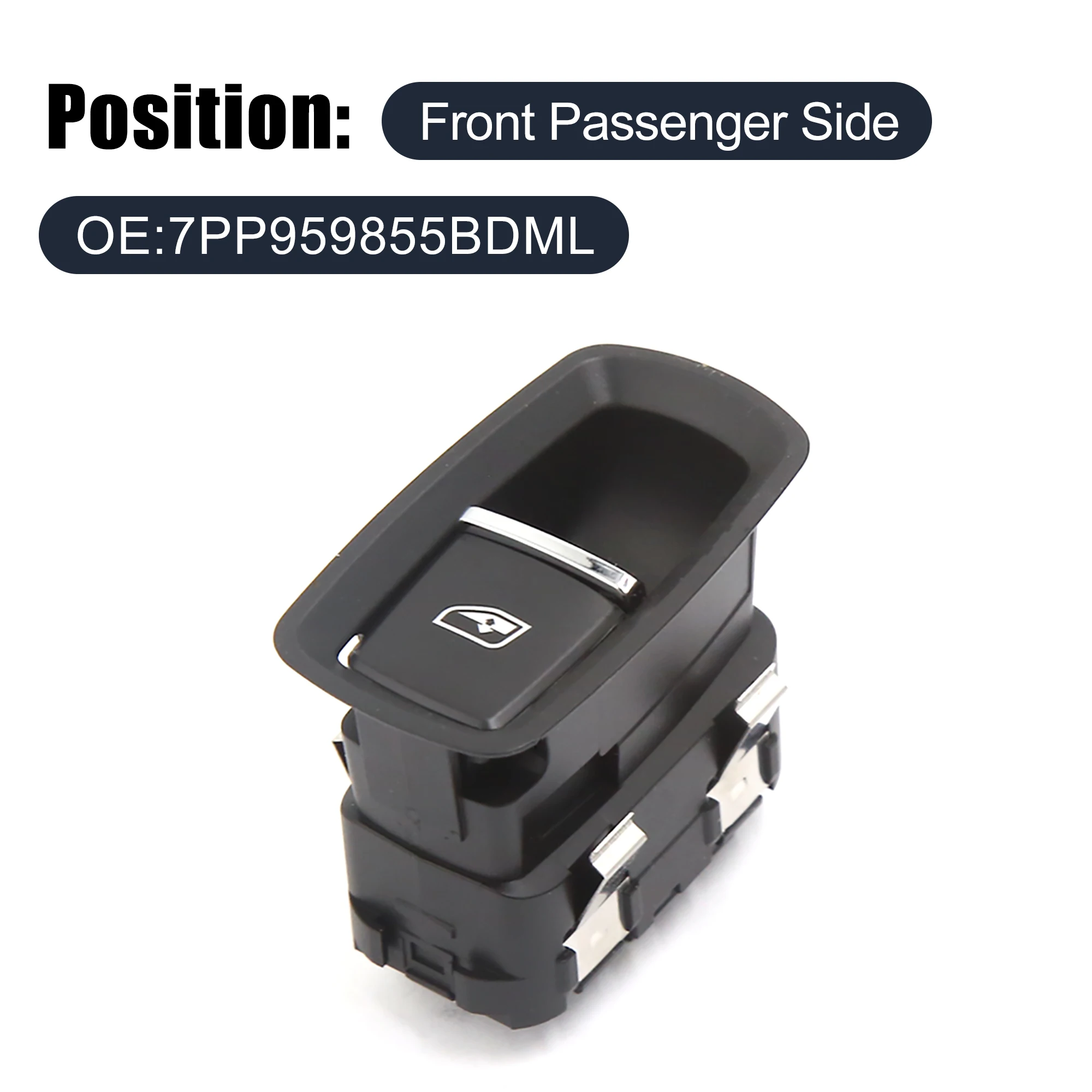 

X AUTOHAUX 4 Pin подключение передней двери выключатель питания окна 7PP959855CDML для Porsche 911 Cayman 2011-2015 для Panamera 2010-2013