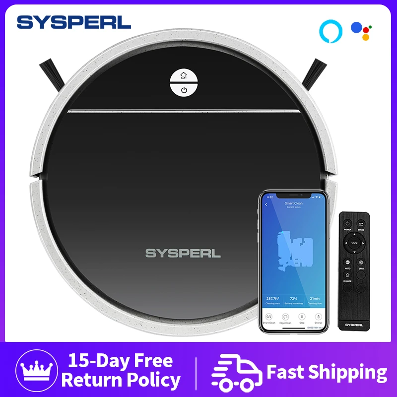 Sysperl Роботизированный робот пылесос с автоматическим зарядным устройством