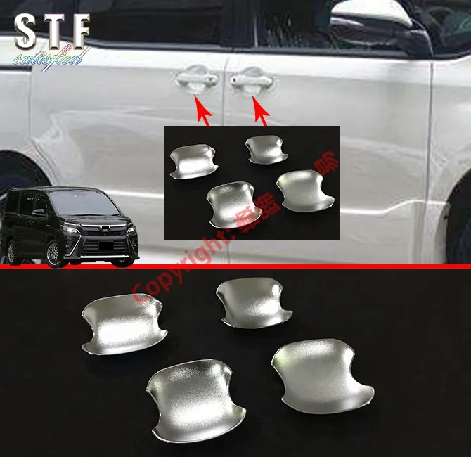 

ABS Chrome Door Bowl Trim For Toyota Voxy R80 2018 2019 2020 Car Accessories Stickers