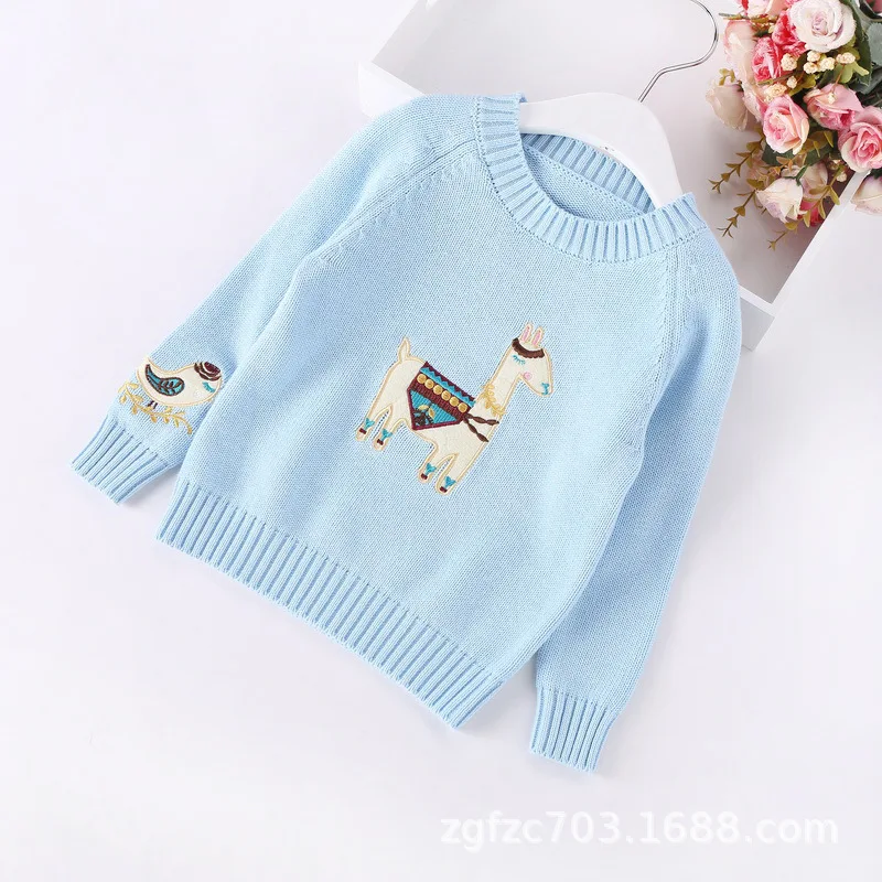 

2019 New Girl Sweaters 2-10 Years Children Clothing Kid Sweaters
