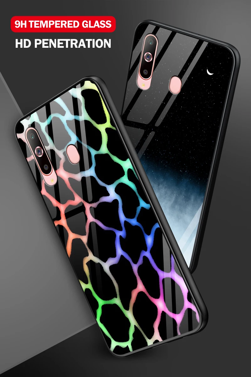 Для samsung Galaxy J4Plus M10 M20 M30 Note9 закаленное Стекло чехол A10 A20 A30 A40 A50 A6S A70 A8S A80 A90 противоударный чехол-держатель