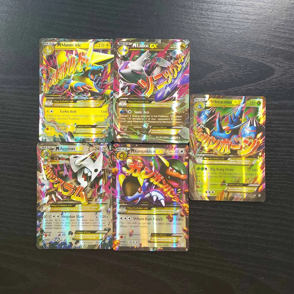 Коллекция TAKARA TOMY, битва сияющая карточная настольная игра, детские игрушки, подарки, Карты Покемон, 100 шт., флеш-карты, 94 GX 6, тренажер