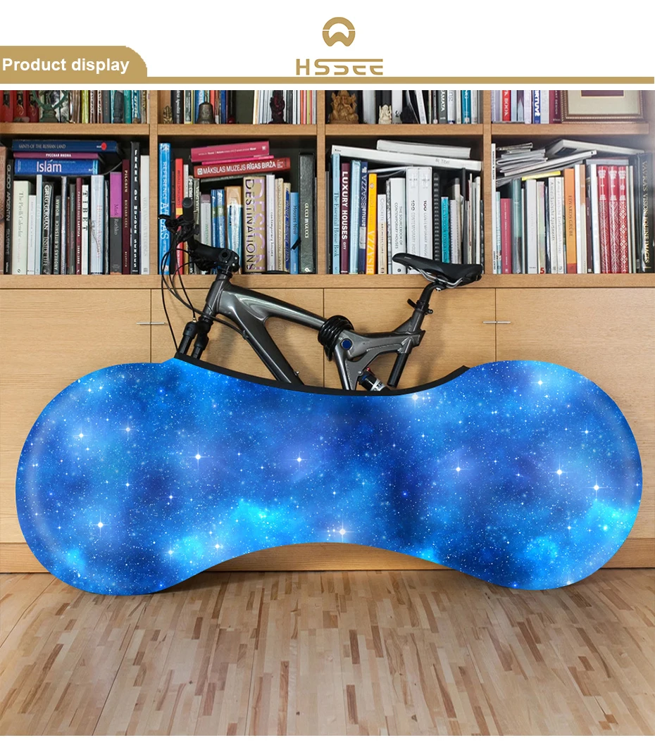 HSSEE Star серия чехол для велосипеда экологически чистый эластичный молочный шелк для внутреннего велосипеда пылезащитный чехол Аксессуары для велосипеда