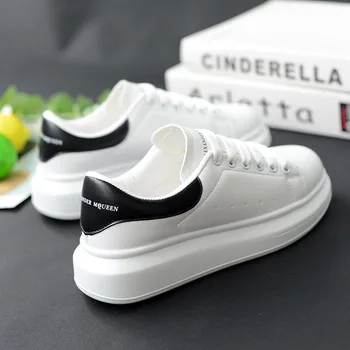 

Spring Designer Wedges White Shoes Female Platform Sneakers Women Tenis Feminino Casual Female Woman Trainers Mcqueens Shoes