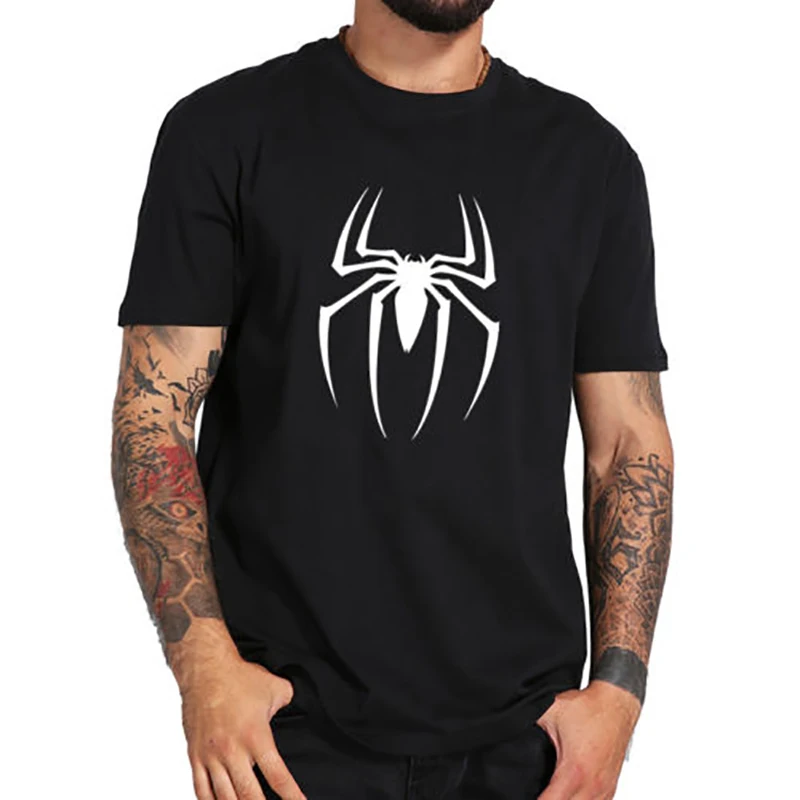 T Shirt Men Harajuku T-Shirt Tops Men T Shirt Fashion Cool Spider Plus Size Print Graphic Tees XS-3XL Oversized Boyfriend Gift