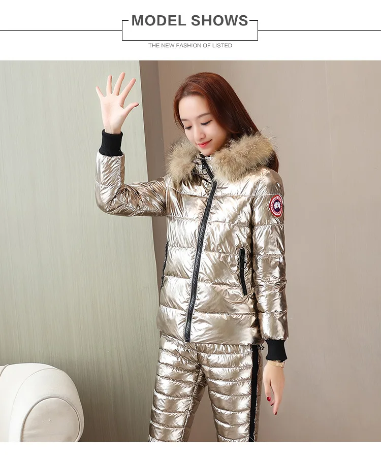 Яркое хлопковое Женское пальто, стиль, корейский стиль, приталенный комплект из двух предметов, хлопковая стеганая одежда для женщин, зимняя женская одежда