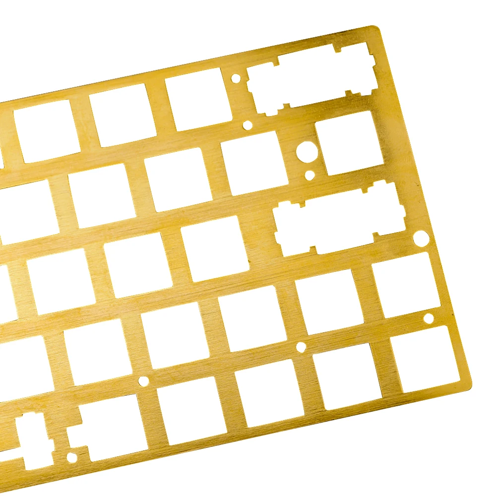 bronze placa de posicionamento apoio ansi para gh60 60% teclado diy