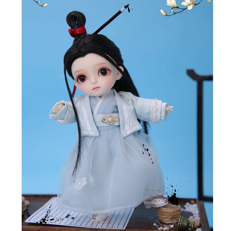 1/8 16cm Lati Happy BJD SD Resin Body Fullset Model Baby Boys