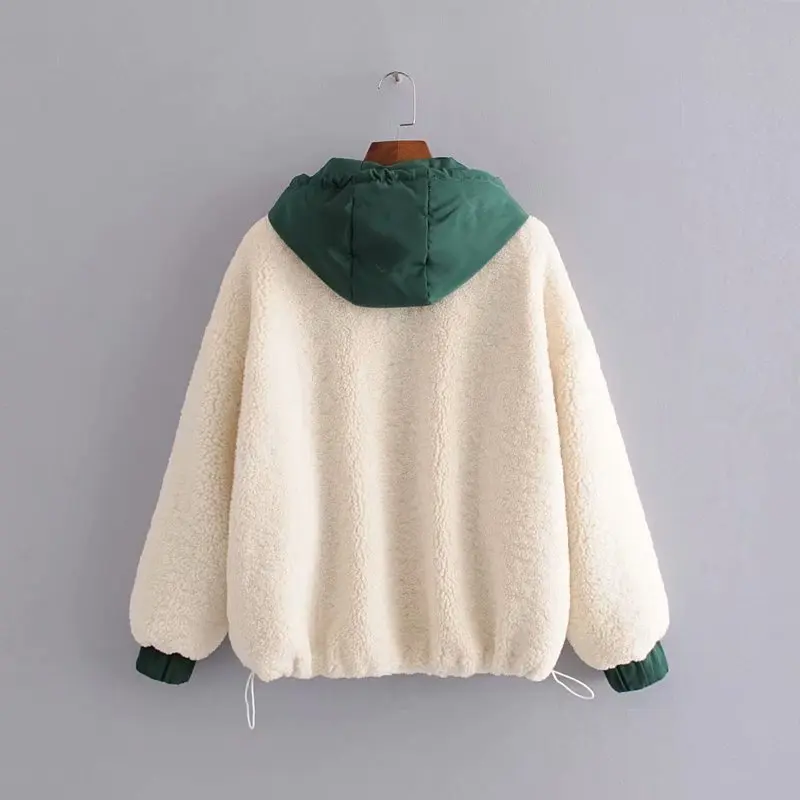 

Western Style 2019 Winter New Style Loose-Fit Western Style Joint Fleece Jacket Cotton Overcoat Women's A9ms2512