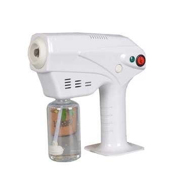 

Atomizing Sprayer Sprayer Machine Disinfection Blue Light Nano Steam Spray Gun Disinfection Nano Spray Gun EU/US Plug 110V-240V