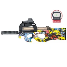 Jouets d'extérieur pour enfants, pistolet P90, fusil Airsoft Air Guns, modèle de Collection en plastique, tir à l'eau, pistolet à balles, jouet pour garçons