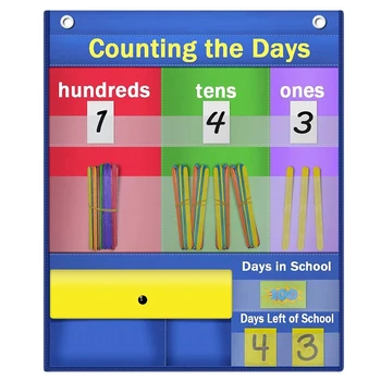 

Counting Caddie and Place Value Pocket Chart for Lassroom Home School Children Educational