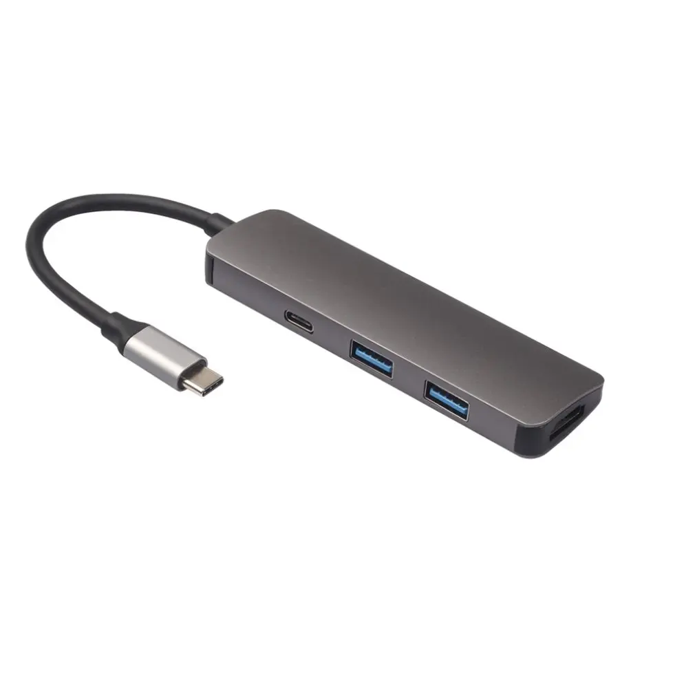 Конвертер, usb-адаптер 4 в 1 концентратор Usb 3,0 Hdmi 4 K type C с быстрой зарядкой Pd подключен Usbc для Matebook