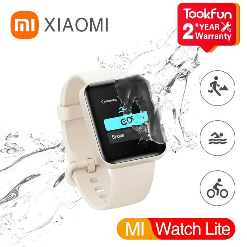 Глобальная версия Xiaomi Mi Watch Lite 2021 &quotTFT LCD сенсорный экран GPS фитнес-трекер с
