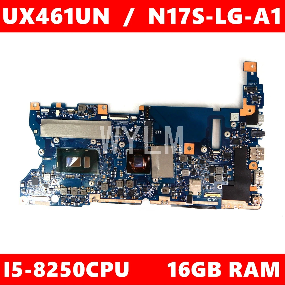 Материнская плата UX461UN материнская для ASUS UX461 UX461U 16 ГБ ОЗУ REV2.1 тестирования