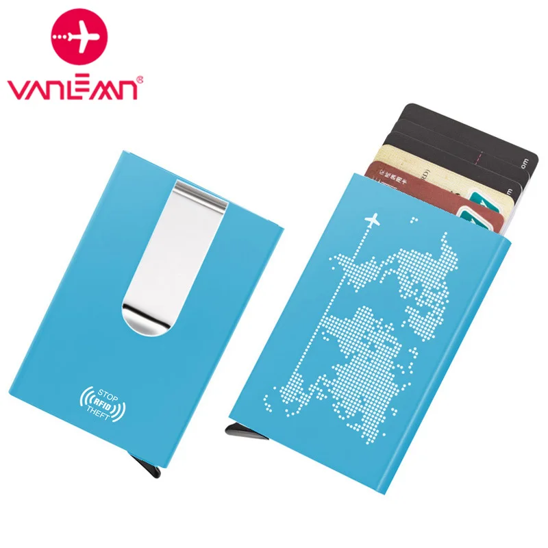 Металлический чехол с защитой от кражи и RFID-защитой для мужчин женщин | Багаж