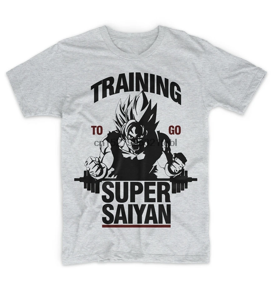 Тренировочная футболка Super Saiyan свободная Goku Z Gt Ssj Gym Vegeta унисекс | Мужская одежда