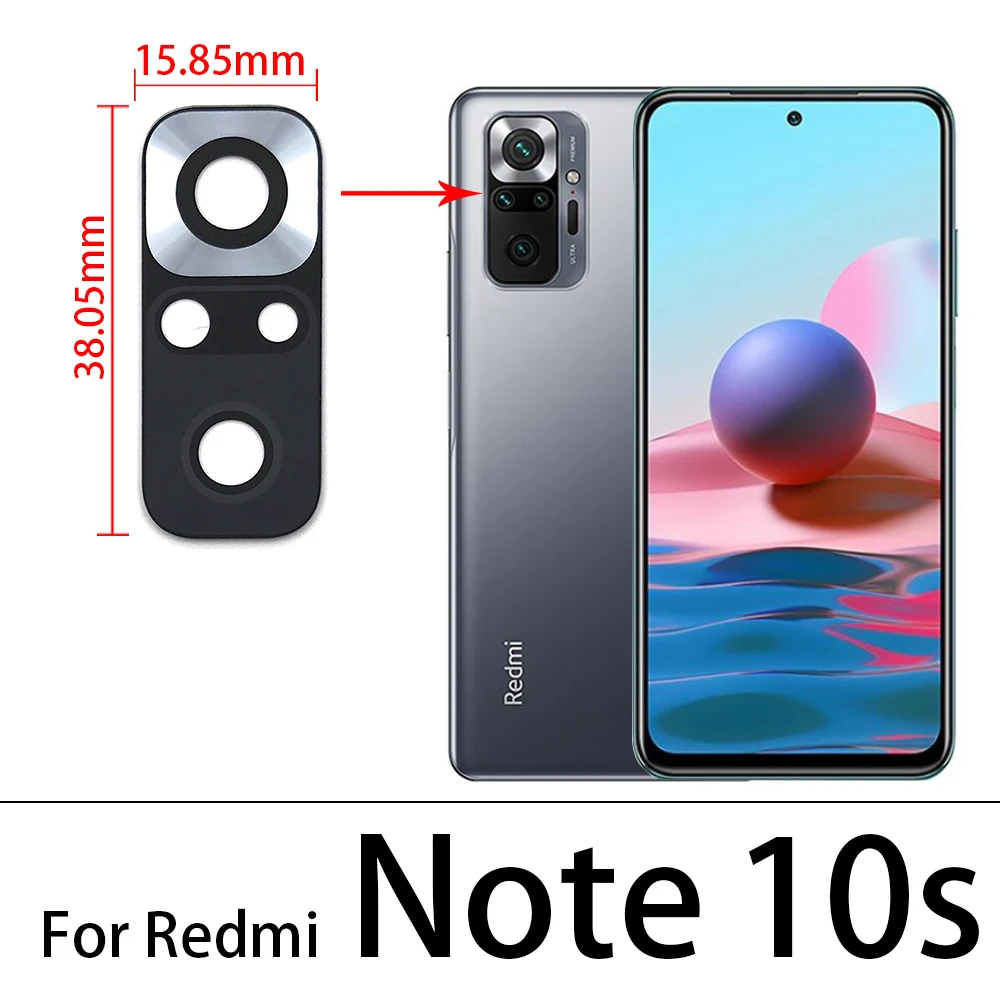 Lentille vitre appareil photo arrière Xiaomi Redmi Note 7 de rechange