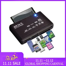 

All In One Card Reader USB 2.0 SD Card Reader Adapter Support TF CF SD Mini SD SDHC MMC MS XD New