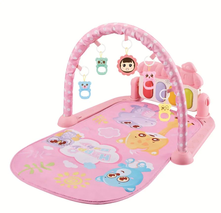 Baby Play Mat Play Game Developing Mat with Piano Baby Music Early Education Gym Crawling Game Pad Stand