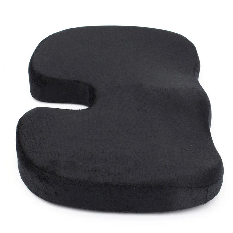 HOT-Orthopedics Chair Cushion Comfort anti-slip in Memory foam black