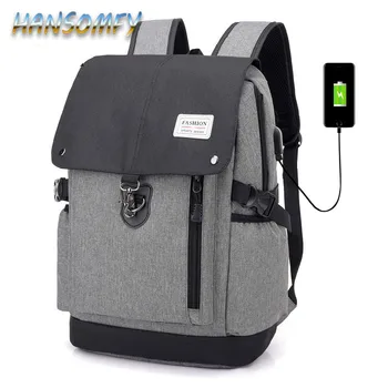 

Fashion casual USB Charge Anti Theft Backpack for Men 15 inch Laptop Mens Backpacks School Bag Bagpack sac a dos mochila YA-35