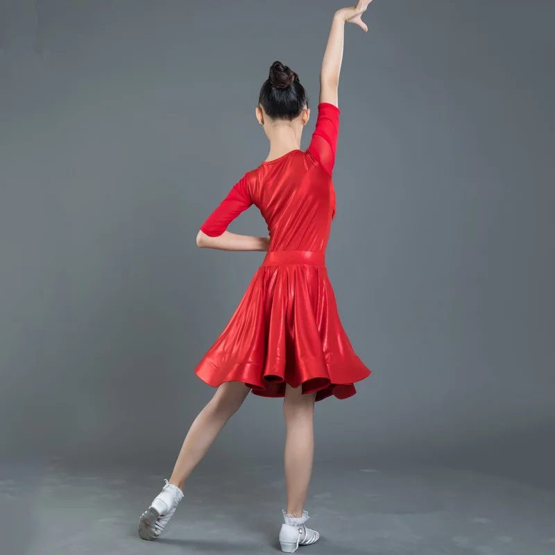 Платье с кисточками для латинских танцев для девочек; детское платье для сальсы, танго, бальных танцев; костюмы для соревнований; детская одежда для занятий танцами