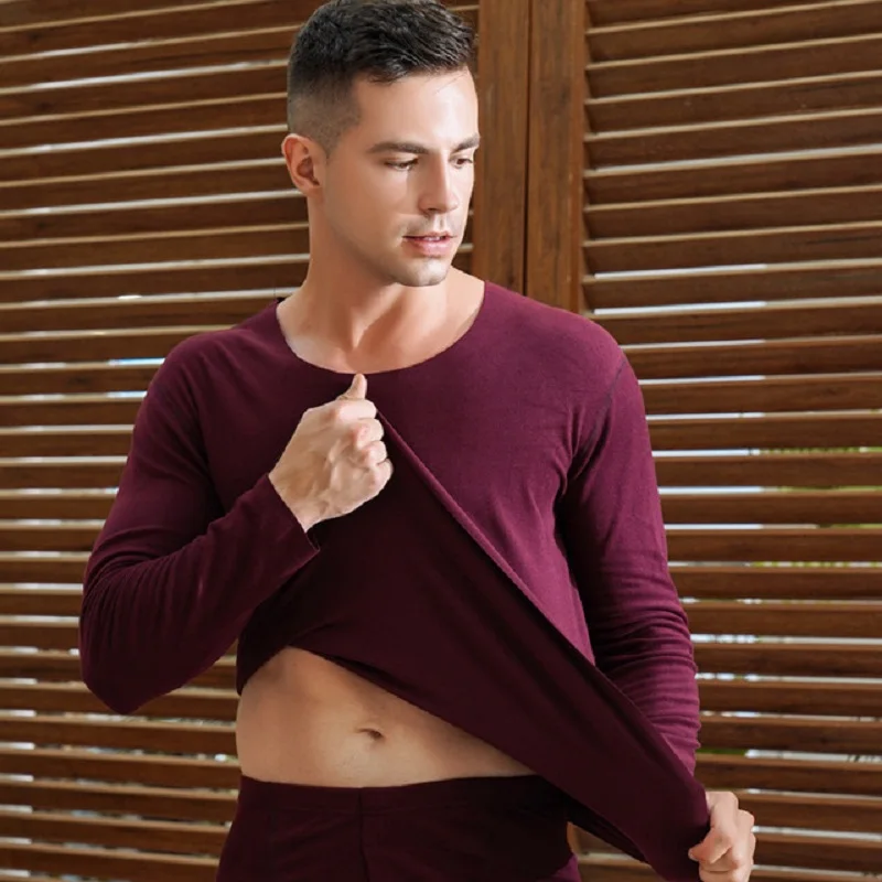 

Winter long johns thick men thermal underwear sets keep warm for Russian Canada and European women