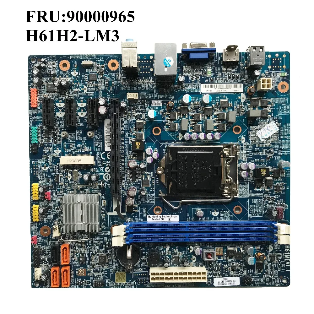 M kemmel Lenovo H520 S520 K330B Masa st Anakart DDR3 S1155 H61 