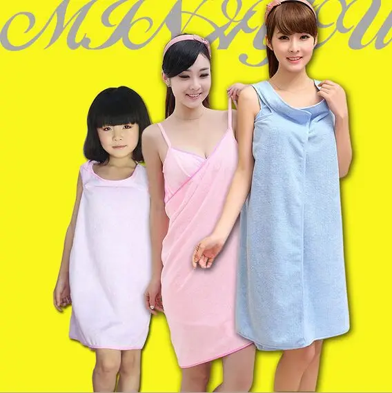 Цветной банный халат волшебное банное полотенце для детей и мам пляжное из