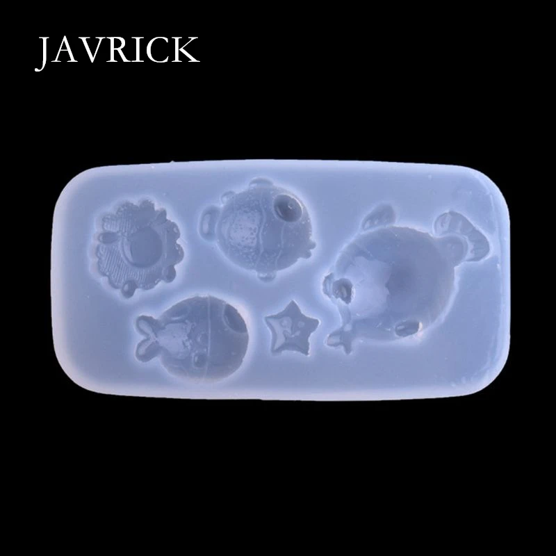 

Cartoon Starfish Fish Pendant Silicone Mold Resin Casting Craft Tool DIY Pendant Accessories Jewelry Making Tool