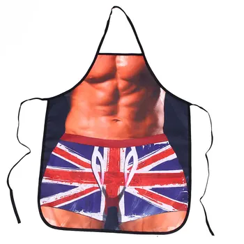 

Aprons Men Cooking Supplies Party Gifts Baking Novelty Polyester Joke Cleanig Protection Dinner Kitchen 3D Design