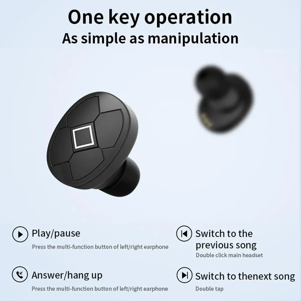V5TWS Bluetooth гарнитура 5,0 Беспроводной с низким энергопотреблением спортивные Bluetooth наушники Шум сокращения для бега и Пеший Туризм